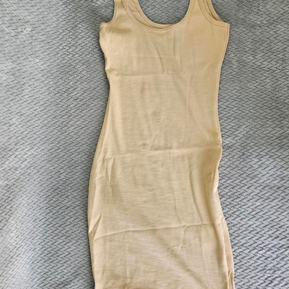 PRIX Women's Tank Dress XS Ribbed Cotton ‎ NWOT